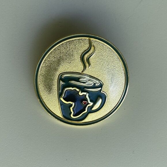 Starbucks Black Partner Network Enamel Pin Collectible for Bag, Apron, Hat, Etc. - Picture 1 of 5